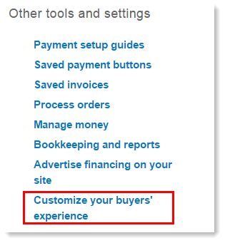 PayPal_Customize_Experience